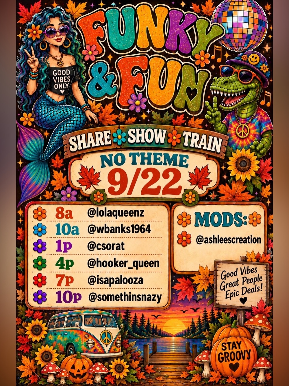 Funky & Fun Share Show Train - Picture 1 of 5